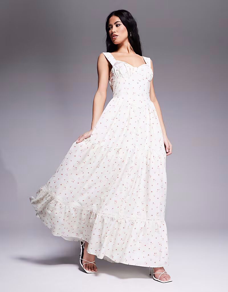 Платье-макси с ярусами для доярки «Любовный треугольник» в розовых тонах Love Triangle
Платье-макси с ярусами для доярки «Любовный треугольник» в розовых тонах Love Triangle