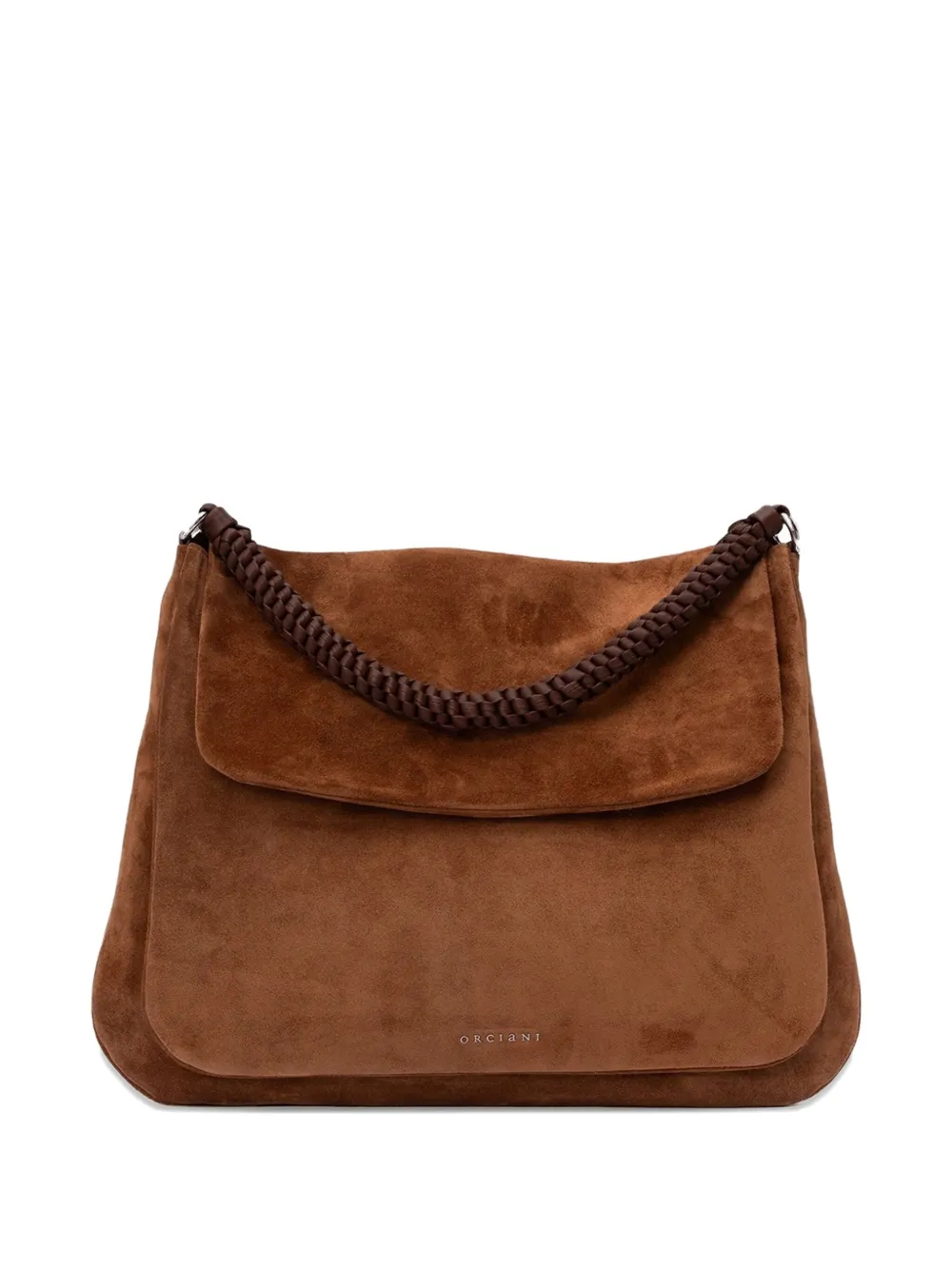 Замшевая сумка на плечо Orciani, коричневый
Замшевая сумка на плечо Orciani, коричневый