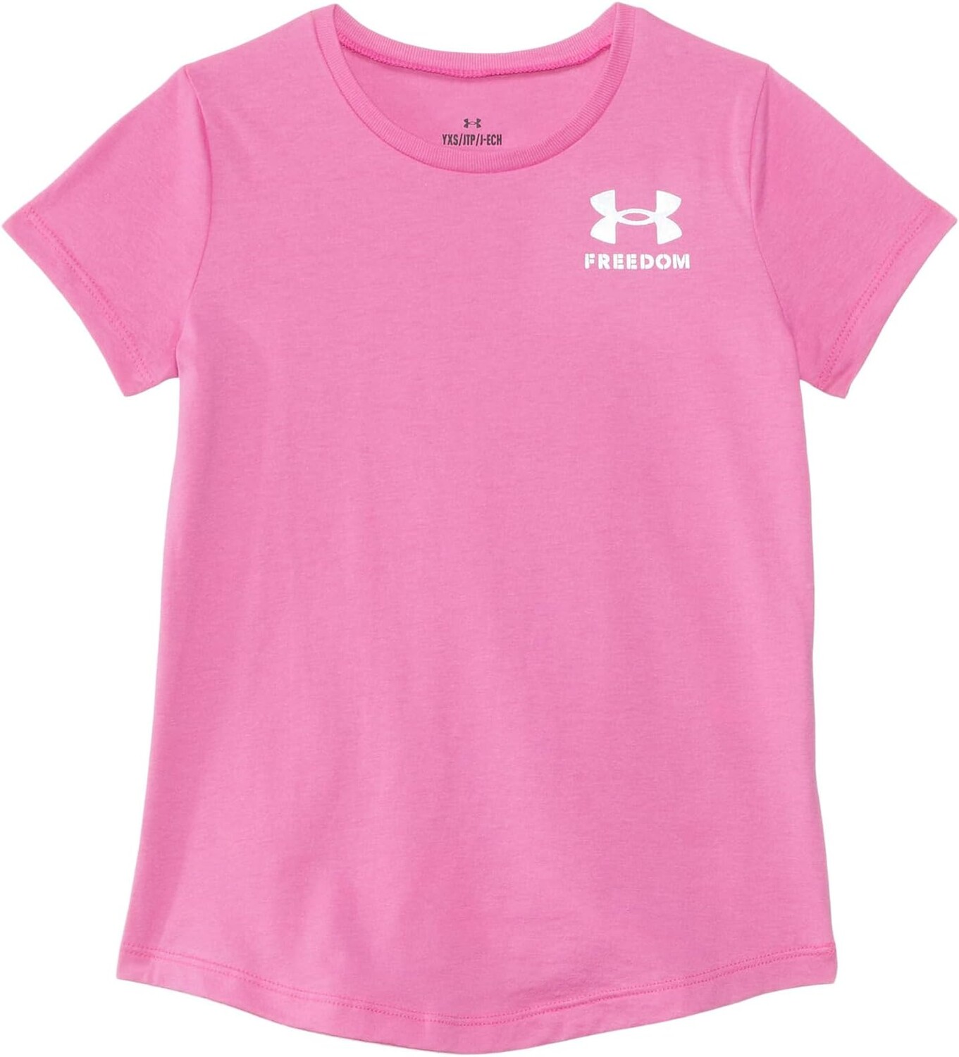 Футболка Under Armour Kids Freedom Flag T-Shirt, цвет Rebel Pink/Halo Gray 
Футболка Under Armour Kids Freedom Flag T-Shirt, цвет Rebel Pink/Halo Gray