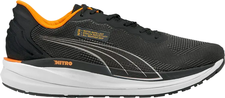 Кроссовки Puma Magnify Nitro WTR Black Orange Glow, черный
Кроссовки Puma Magnify Nitro WTR Black Orange Glow, черный