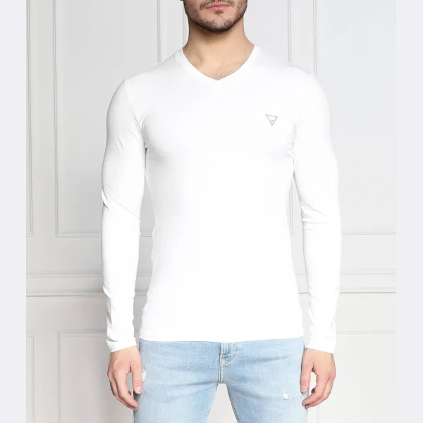 Узкий крой с длинными рукавами Guess, белый
Узкий крой с длинными рукавами Guess, белый