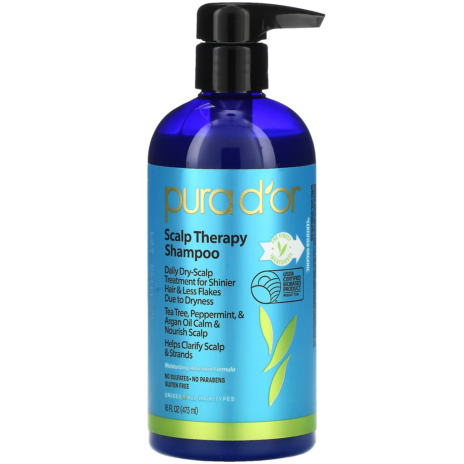 Pura D'or, Scalp Therapy Shampoo, шампунь для ухода за кожей головы, 473 мл (16 жидк. унций)
Pura D'or, Scalp Therapy Shampoo, шампунь для ухода за кожей головы, 473 мл (16 жидк. унций)
