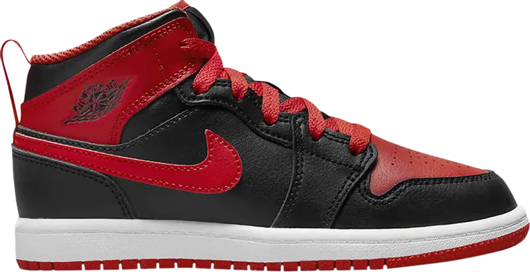 Кроссовки Air Jordan 1 Mid PS Alternate Bred, черный, Черный;серый, Кроссовки Air Jordan 1 Mid PS Alternate Bred, черный 
Кроссовки Air Jordan 1 Mid PS Alternate Bred, черный, Черный;серый, Кроссовки Air Jordan 1 Mid PS Alternate Bred, черный