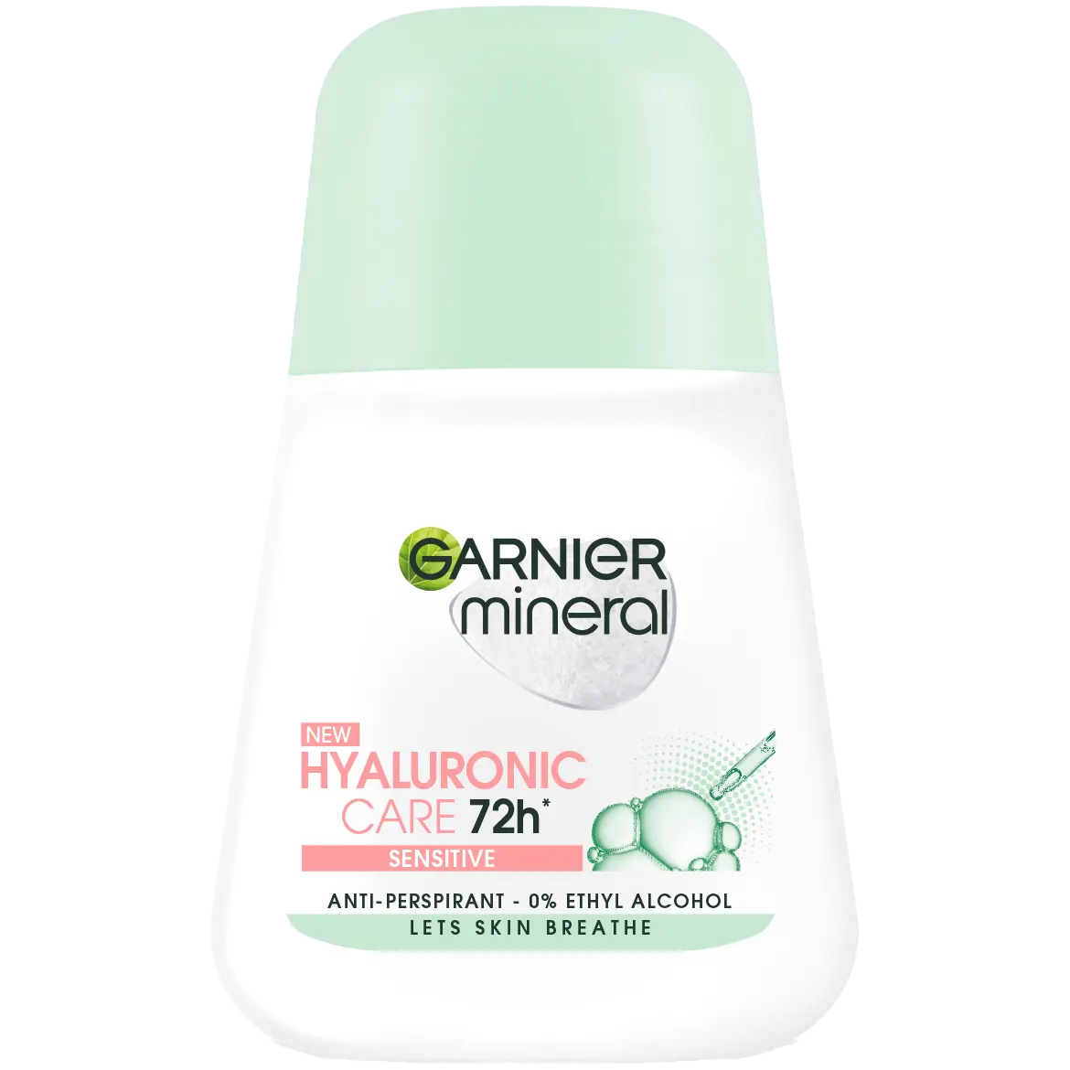 Garnier Mineral Hyaluronic Care 72h Sensitive шариковый антиперспирант для женщин, 50 мл
Garnier Mineral Hyaluronic Care 72h Sensitive шариковый антиперспирант для женщин, 50 мл