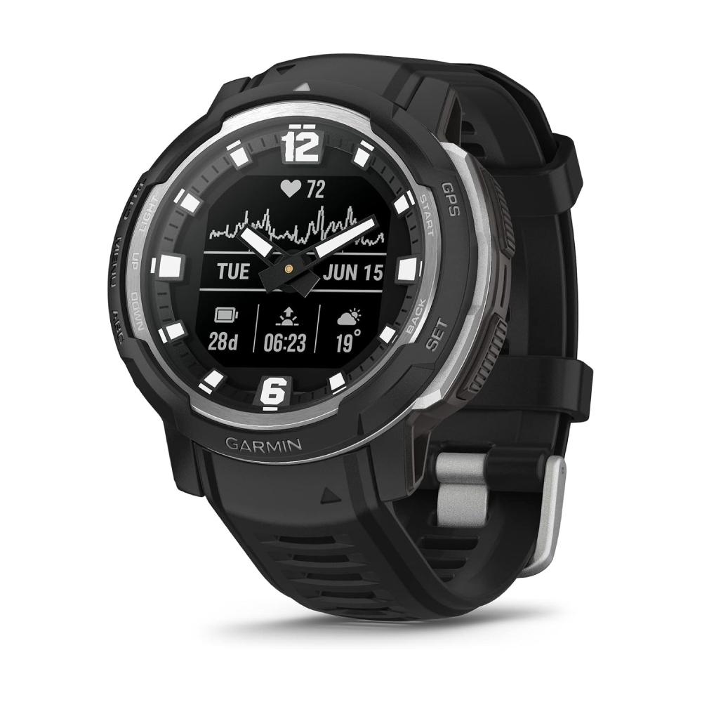 Умные часы Garmin Instinct Crossover, Standart, 45 мм, Bluetooth, черный
Умные часы Garmin Instinct Crossover, Standart, 45 мм, Bluetooth, черный