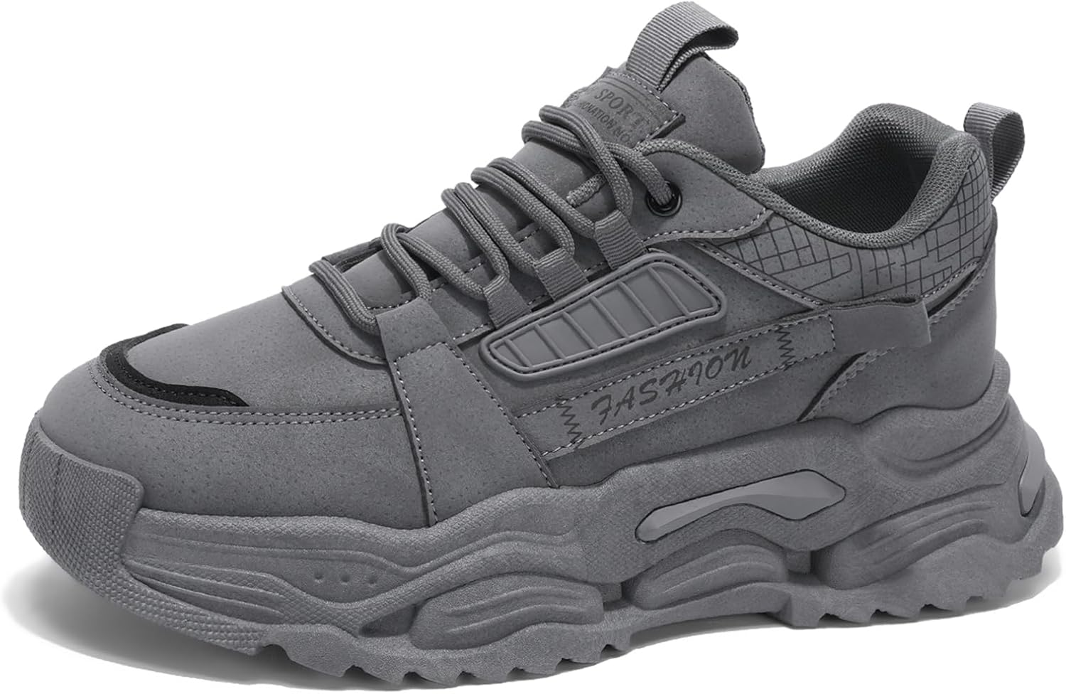 Мужские повседневные спортивные теннисные кроссовки для ходьбы, массивные модные кеды, тренировочные кроссовки Spwagym, серый
Мужские повседневные спортивные теннисные кроссовки для ходьбы, массивные модные кеды, тренировочные кроссовки Spwagym, серый
