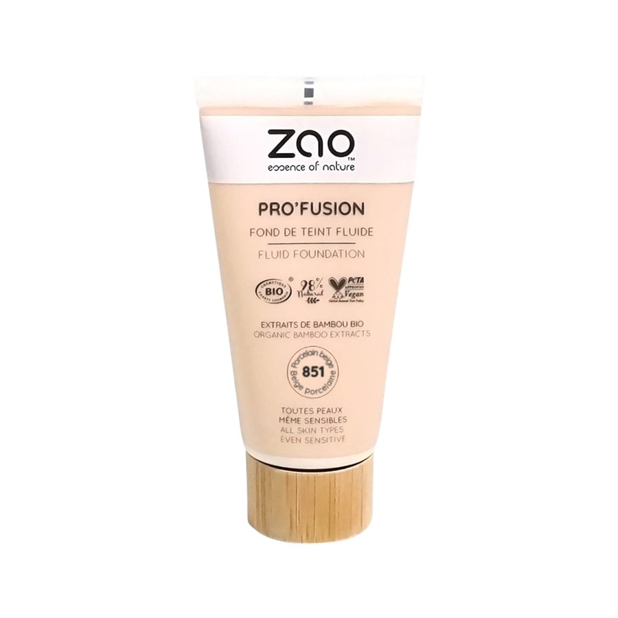 Тональная основа Zao Pro'fusion Fluid Foundation, 851 Porcelain Beige / 30 ml
Тональная основа Zao Pro'fusion Fluid Foundation, 851 Porcelain Beige / 30 ml
