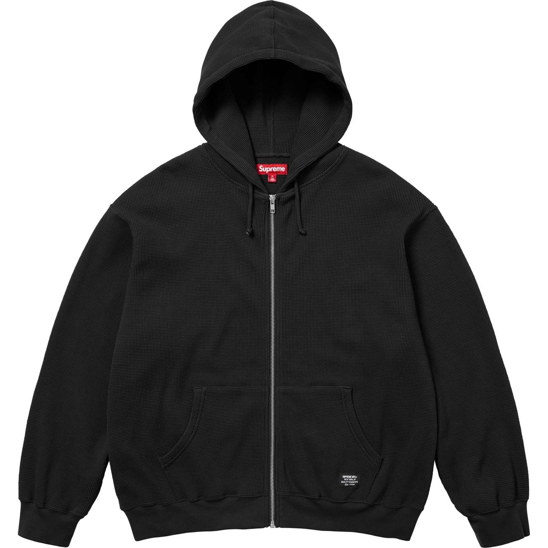 Утепленная толстовка с капюшоном на молнии Supreme, черный
Утепленная толстовка с капюшоном на молнии Supreme, черный