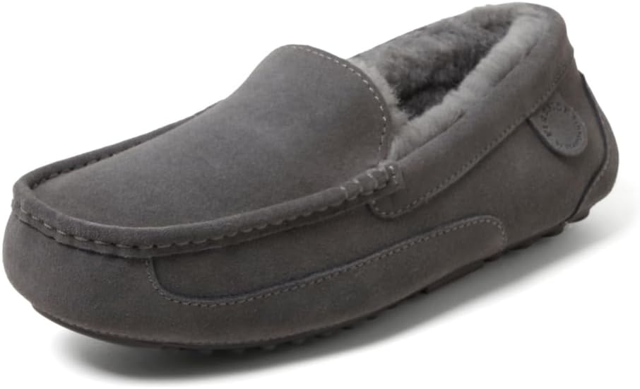 Мужские мокасины Fireside By Dearfoams Melbourne из натуральной овчины, лоферы из пеноматериала с эффектом памяти, домашние тапочки без шнурков, серый
Мужские мокасины Fireside By Dearfoams Melbourne из натуральной овчины, лоферы из пеноматериала с эффектом памяти, домашние тапочки без шнурков, серый