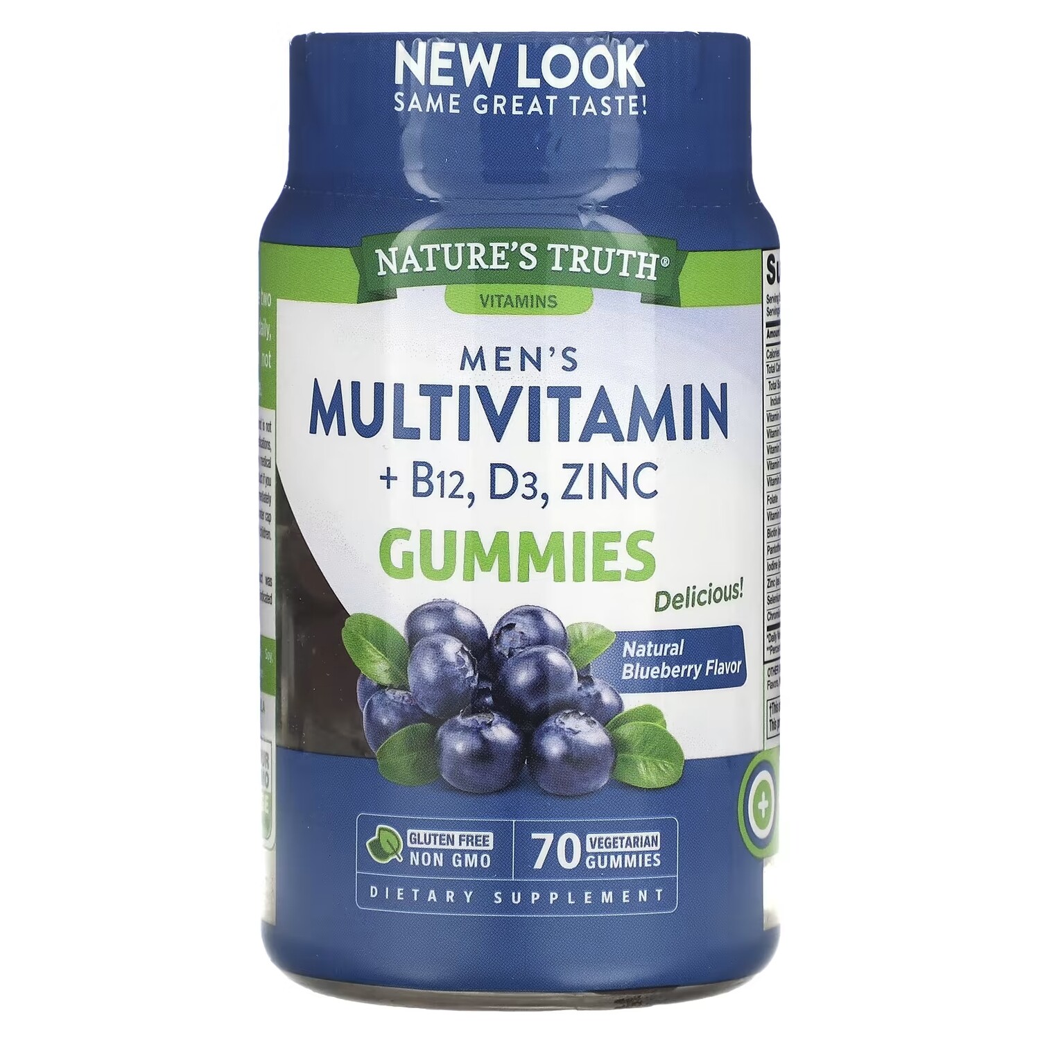 Nature's Truth Мультивитамины для мужчин витамины B12 D3 цинк натуральная голубика, 70 вегетарианских таблеток
Nature's Truth Мультивитамины для мужчин витамины B12 D3 цинк натуральная голубика, 70 вегетарианских таблеток