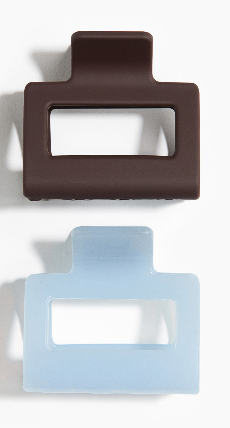 Набор заколок для волос H&M, 2 предмета, темно-коричневый/светло-синий
Набор заколок для волос H&M, 2 предмета, темно-коричневый/светло-синий