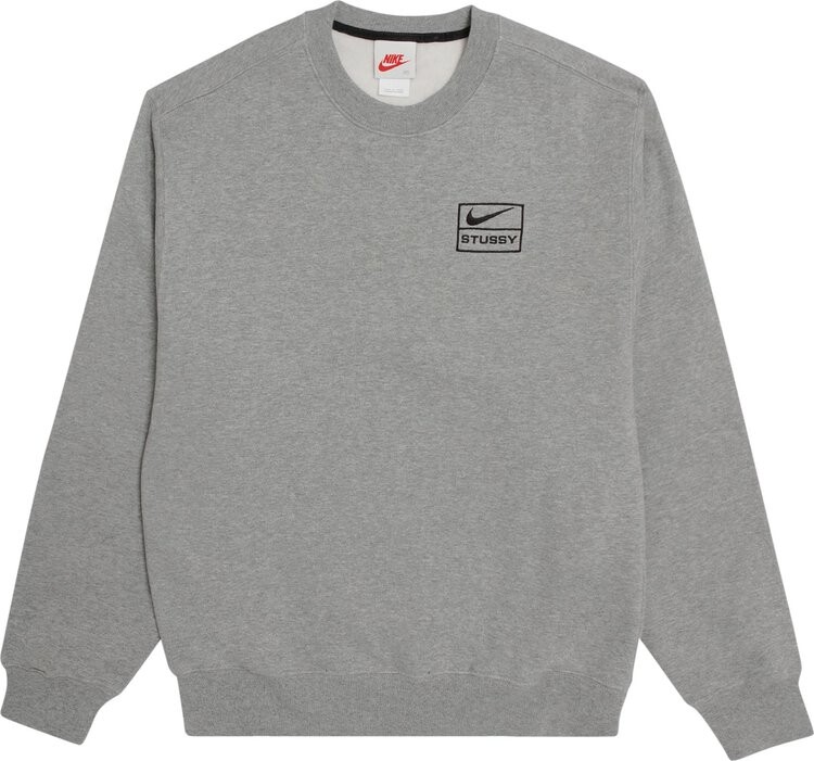 Толстовка Nike x Stussy NRG BR Crew Fleece 'Grey', серый
Толстовка Nike x Stussy NRG BR Crew Fleece 'Grey', серый