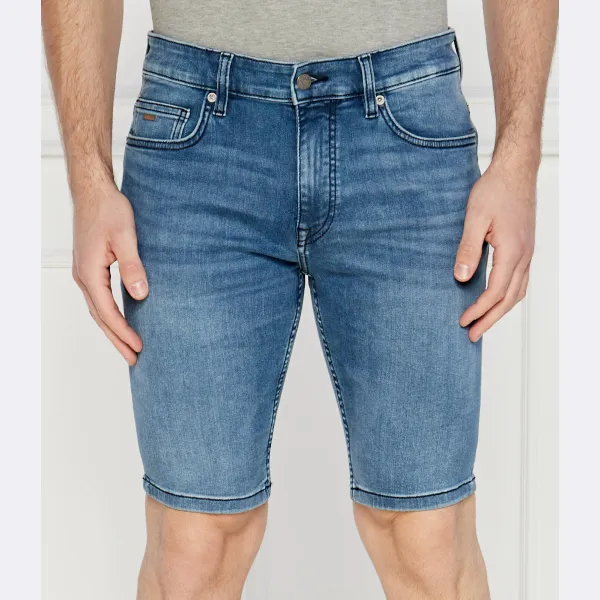 Джинсовые шорты узкого кроя Delaware Boss, синий 
Джинсовые шорты узкого кроя Delaware Boss, синий