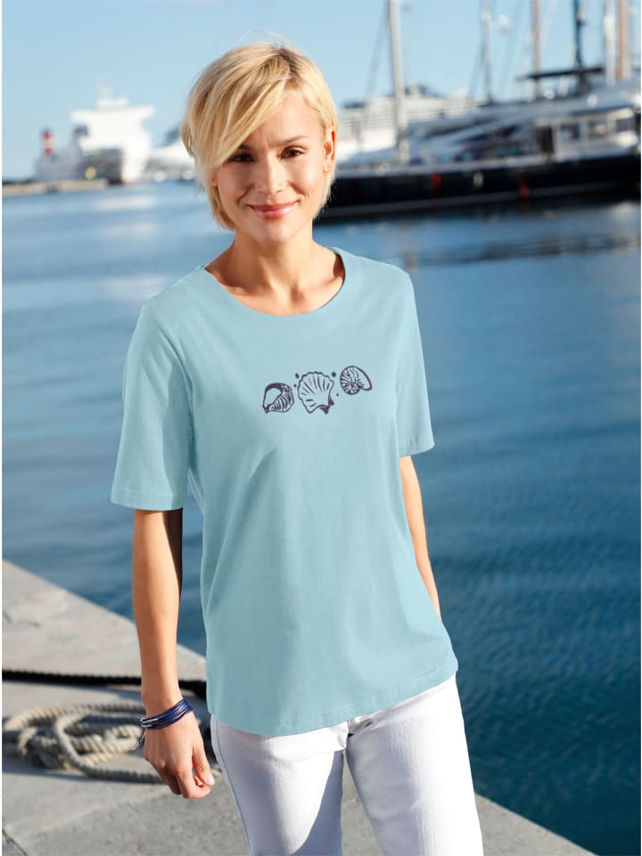 Рубашка с короткими рукавами светло-голубого цвета WITT WEIDEN
Рубашка с короткими рукавами светло-голубого цвета WITT WEIDEN