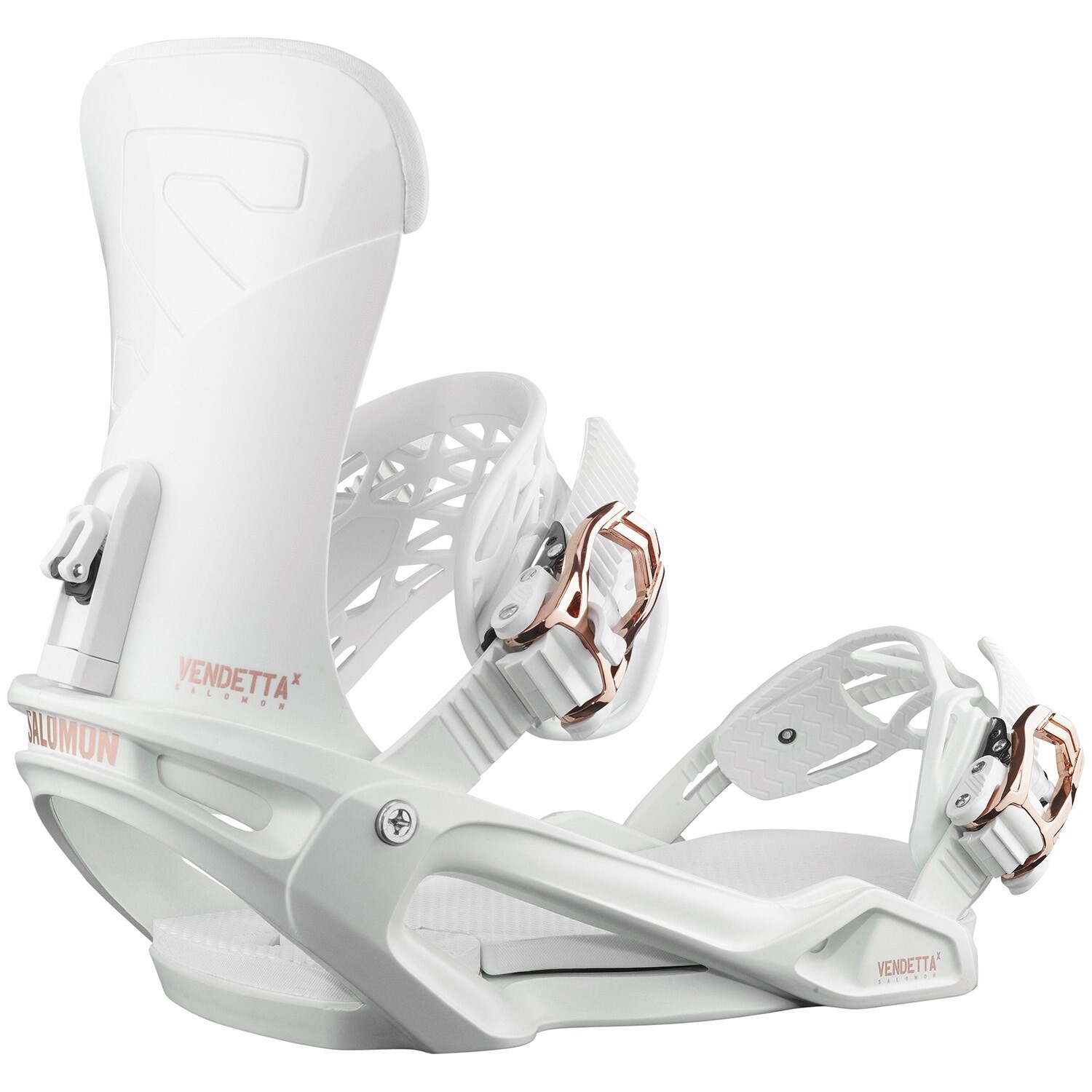 Крепления для сноуборда Salomon Vendetta X 2023 женские, белый
Крепления для сноуборда Salomon Vendetta X 2023 женские, белый