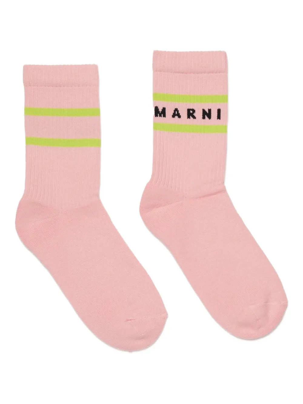 Полосатые носки с логотипом Marni Kids, розовый
Полосатые носки с логотипом Marni Kids, розовый