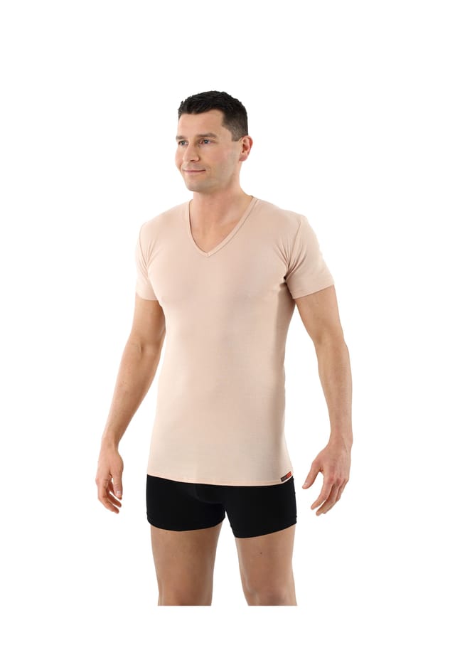 Органическая удлиненная майка с короткими рукавами и V-образным вырезом Albertkreuz, бежевый
Органическая удлиненная майка с короткими рукавами и V-образным вырезом Albertkreuz, бежевый