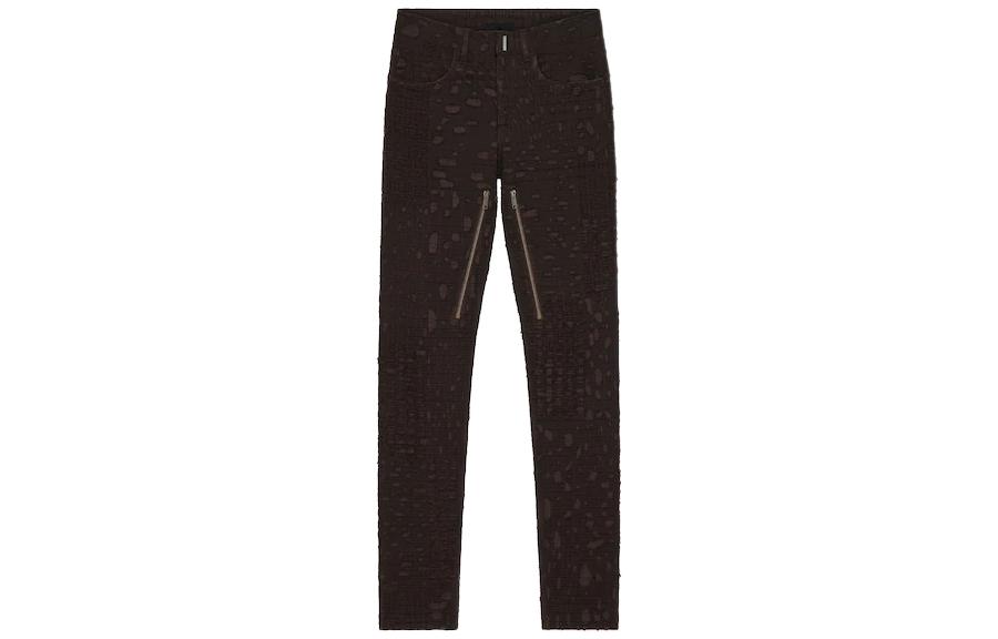 Слим-фит джинсовые брюки с молниями Givenchy, тёмно-коричневый
Слим-фит джинсовые брюки с молниями Givenchy, тёмно-коричневый