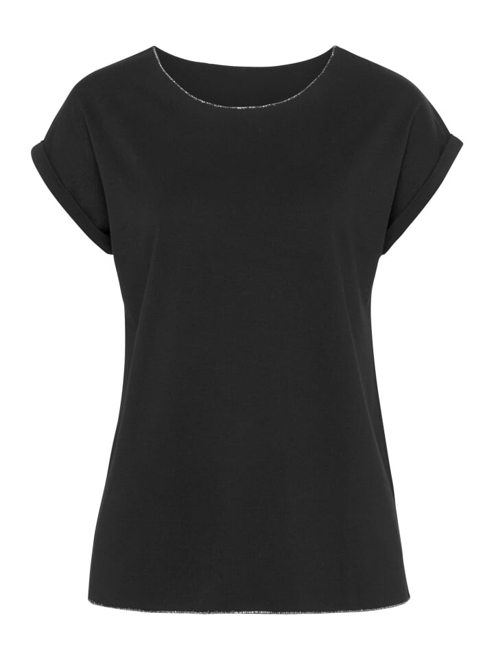 Футболка LASCANA, черный
Футболка LASCANA, черный