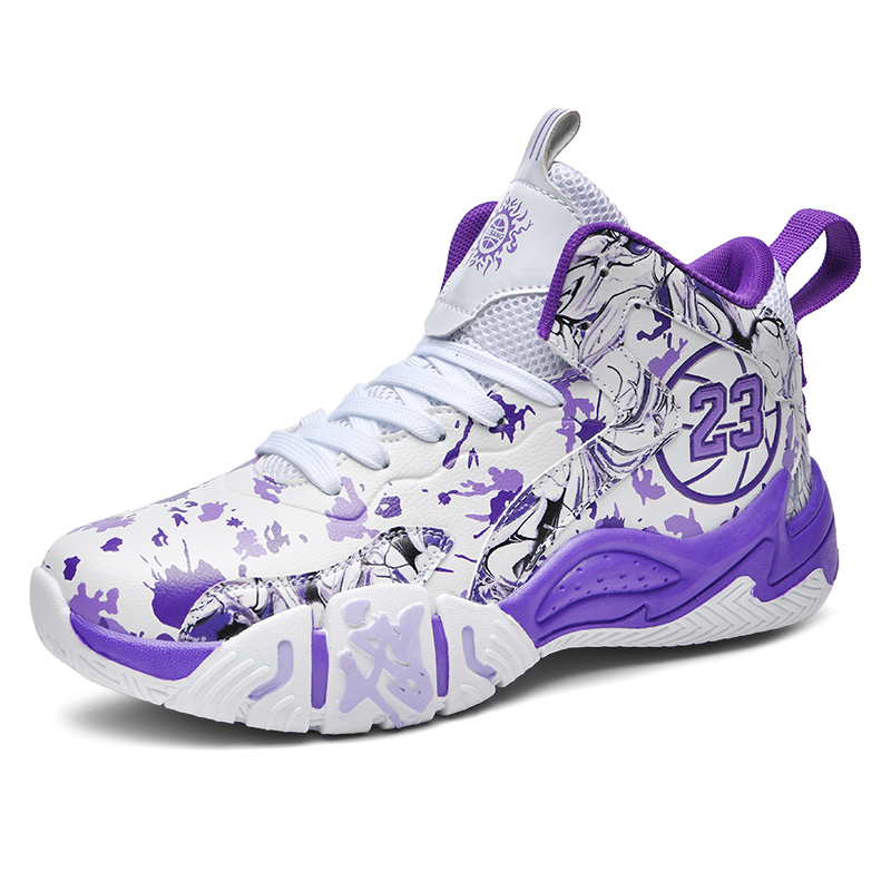 TONYBEAR Унисекс баскетбольные кроссовки бело-фиолетовые, цвет White Purple
TONYBEAR Унисекс баскетбольные кроссовки бело-фиолетовые, цвет White Purple