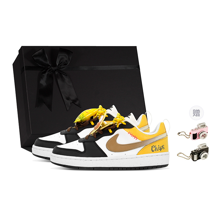 Nike Кроссовки для скейтбординга Court Borough DEER Anti Slip Wear Resistant Low Top, черные белые желтые, для подростков
Nike Кроссовки для скейтбординга Court Borough DEER Anti Slip Wear Resistant Low Top, черные белые желтые, для подростков