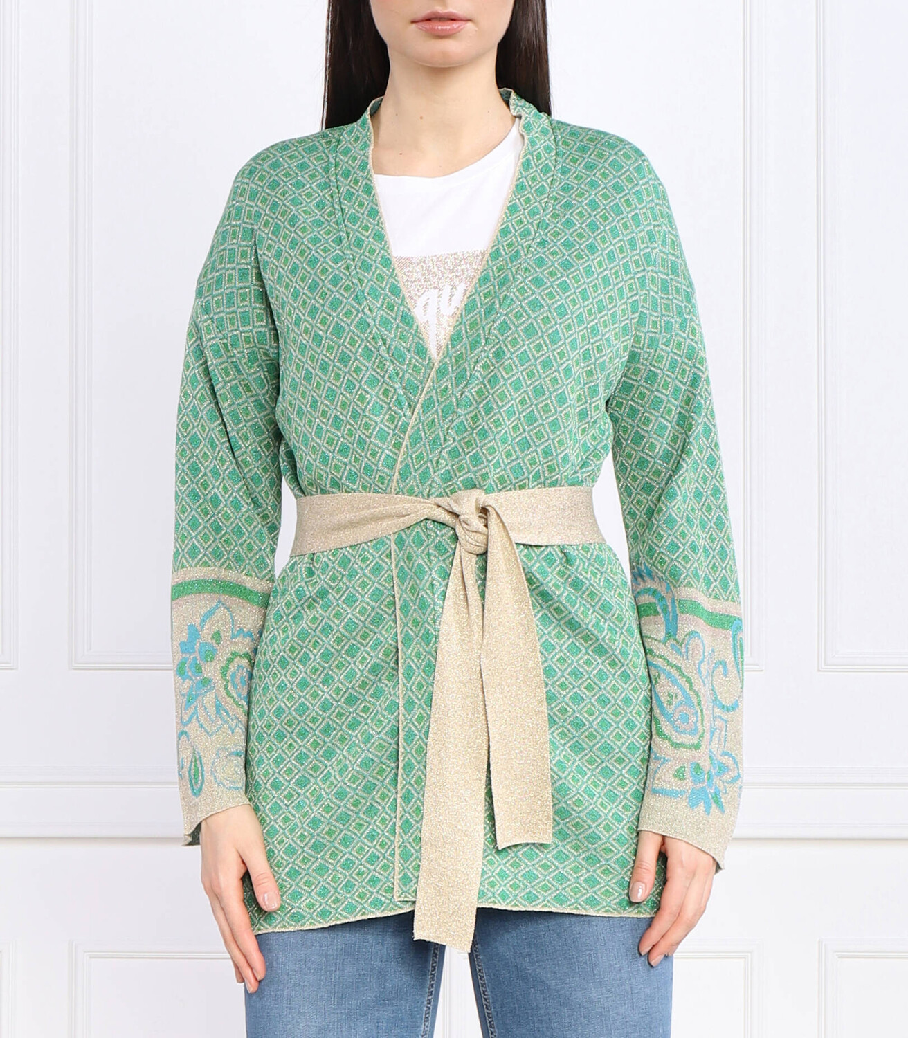 Свитер Liu Jo Regular Fit, зеленый 
Свитер Liu Jo Regular Fit, зеленый