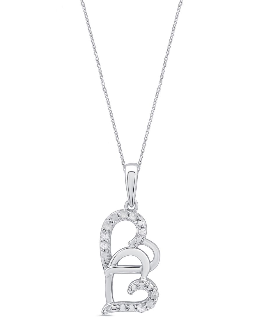 Подвеска с бриллиантами (1/10 карата) в оправе из стерлингового серебра Macy's, Silver
Подвеска с бриллиантами (1/10 карата) в оправе из стерлингового серебра Macy's, Silver