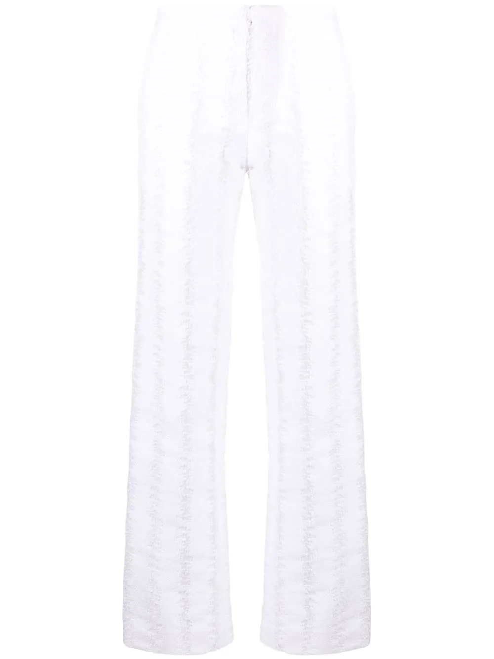 Расклешенные брюки с эффектом потертости Cecilie Bahnsen, белый
Расклешенные брюки с эффектом потертости Cecilie Bahnsen, белый