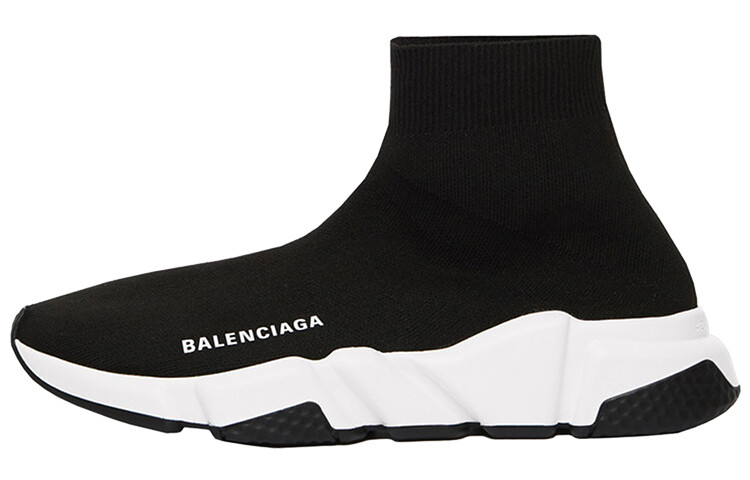 Кроссовки Balenciaga Speed Lifestyle, черный/белый 
Кроссовки Balenciaga Speed Lifestyle, черный/белый