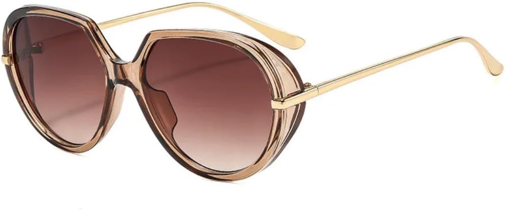 Модные солнцезащитные очки для женщин, большие, винтажные, с леопардовым принтом, синие, конфетные, мужские, с защитой от УФ-излучения UV400, в стиле панк VRTRFFTR, Clearbrown-brown
Модные солнцезащитные очки для женщин, большие, винтажные, с леопардовым принтом, синие, конфетные, мужские, с защитой от УФ-излучения UV400, в стиле панк VRTRFFTR, Clearbrown-brown