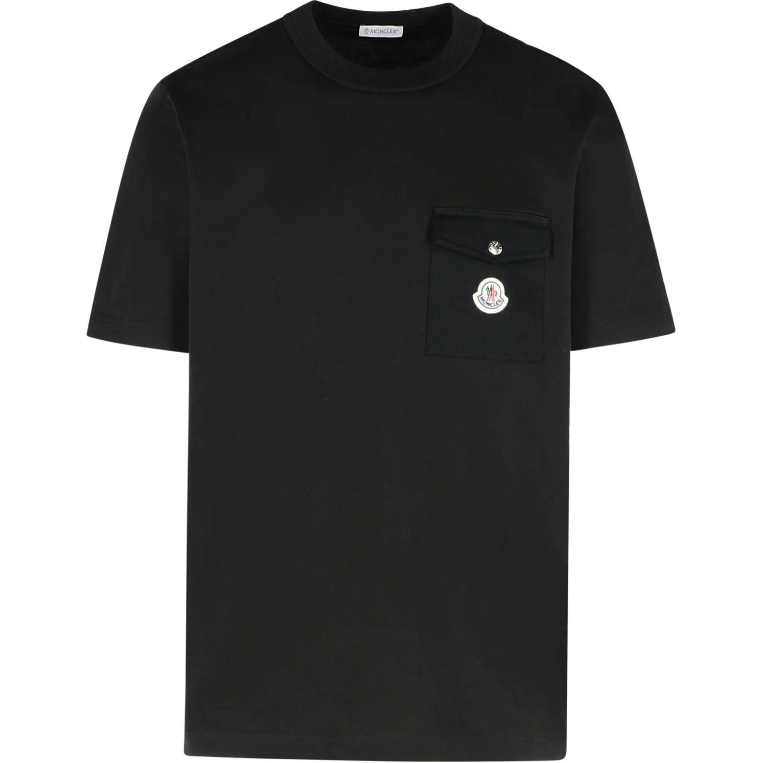 Карманная футболка с детализацией Moncler, черный
Карманная футболка с детализацией Moncler, черный