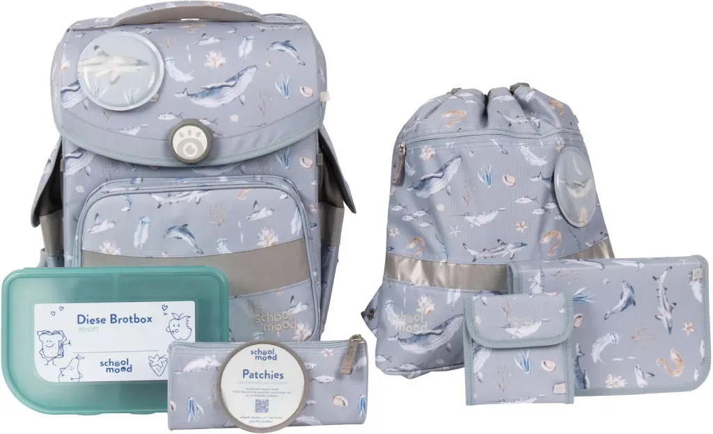 Школьная сумка SCHOOL-MOOD "Timeless, Nordic Collection, Aqua", световозвращающие поверхности, из переработанного материала, цвет Aqua
Школьная сумка SCHOOL-MOOD "Timeless, Nordic Collection, Aqua", световозвращающие поверхности, из переработанного материала, цвет Aqua