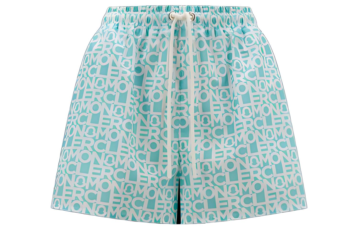 Шорты с логотипом и шнурком Moncler, светло-голубые
Шорты с логотипом и шнурком Moncler, светло-голубые
