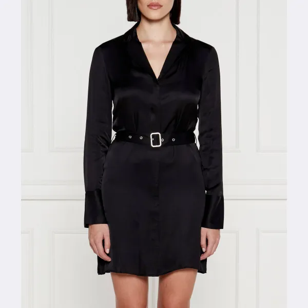 Платье с поясом Guess, черный
Платье с поясом Guess, черный