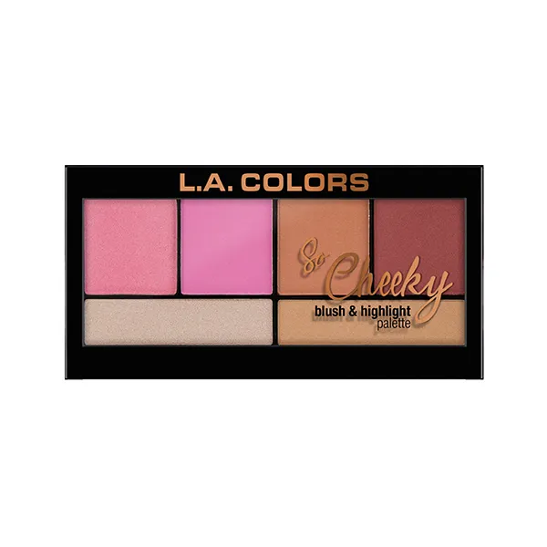 Палитра для лица L.A. Colors So Cheeky Blush & Highlight, Pink And Playful
Палитра для лица L.A. Colors So Cheeky Blush & Highlight, Pink And Playful