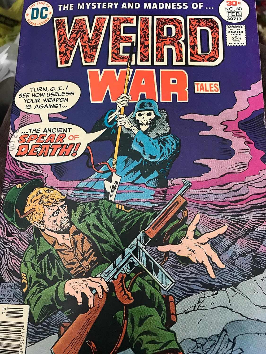 Weird War Tales 50, February 1977 (DC Comics)
Weird War Tales 50, February 1977 (DC Comics)