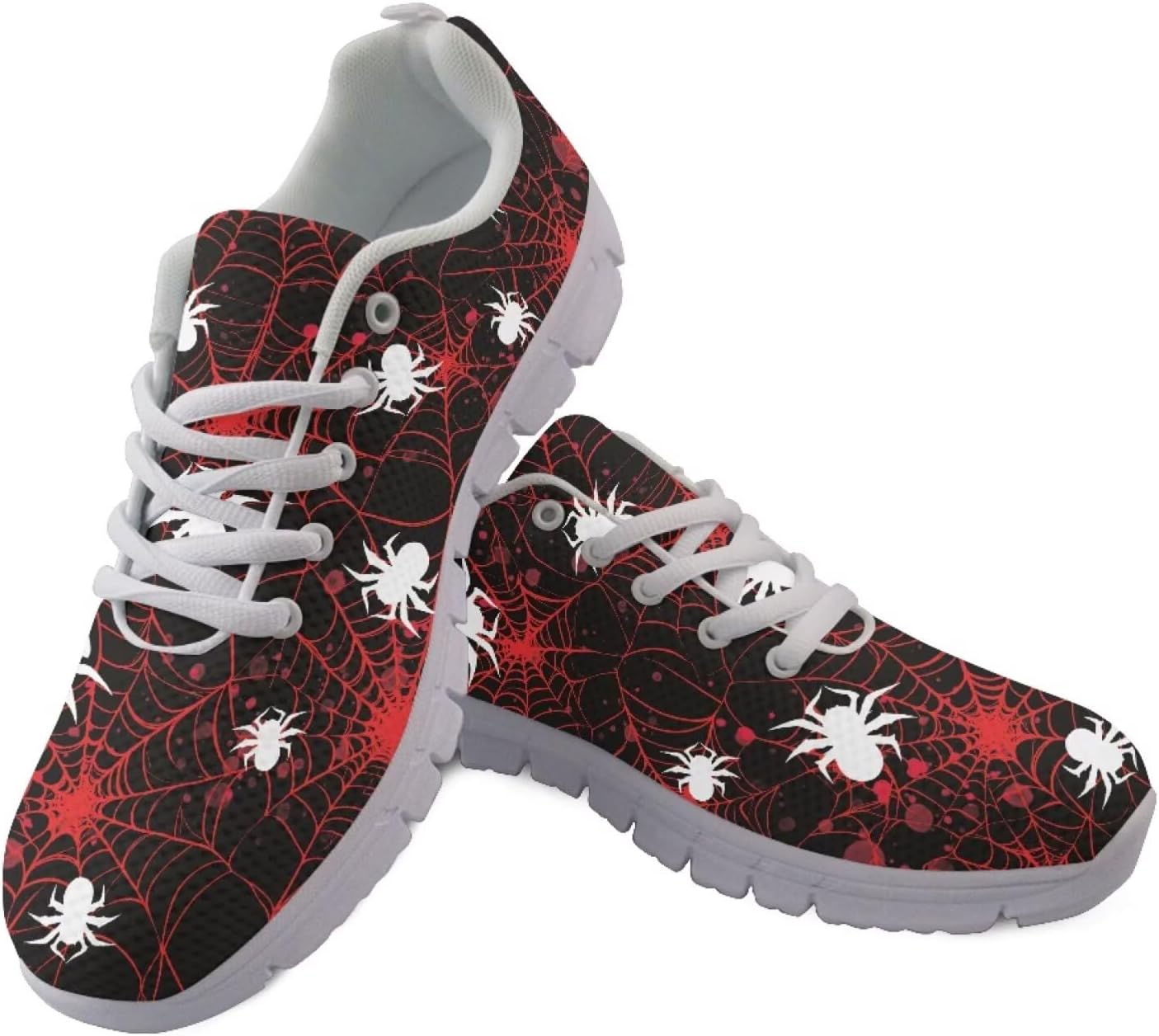 Кроссовки Forchrinse для женщин и мужчин, шнуровка, прогулочные кроссовки, повседневные теннисные туфли, нескользящие сетчатые кроссовки, Halloween Spider
Кроссовки Forchrinse для женщин и мужчин, шнуровка, прогулочные кроссовки, повседневные теннисные туфли, нескользящие сетчатые кроссовки, Halloween Spider