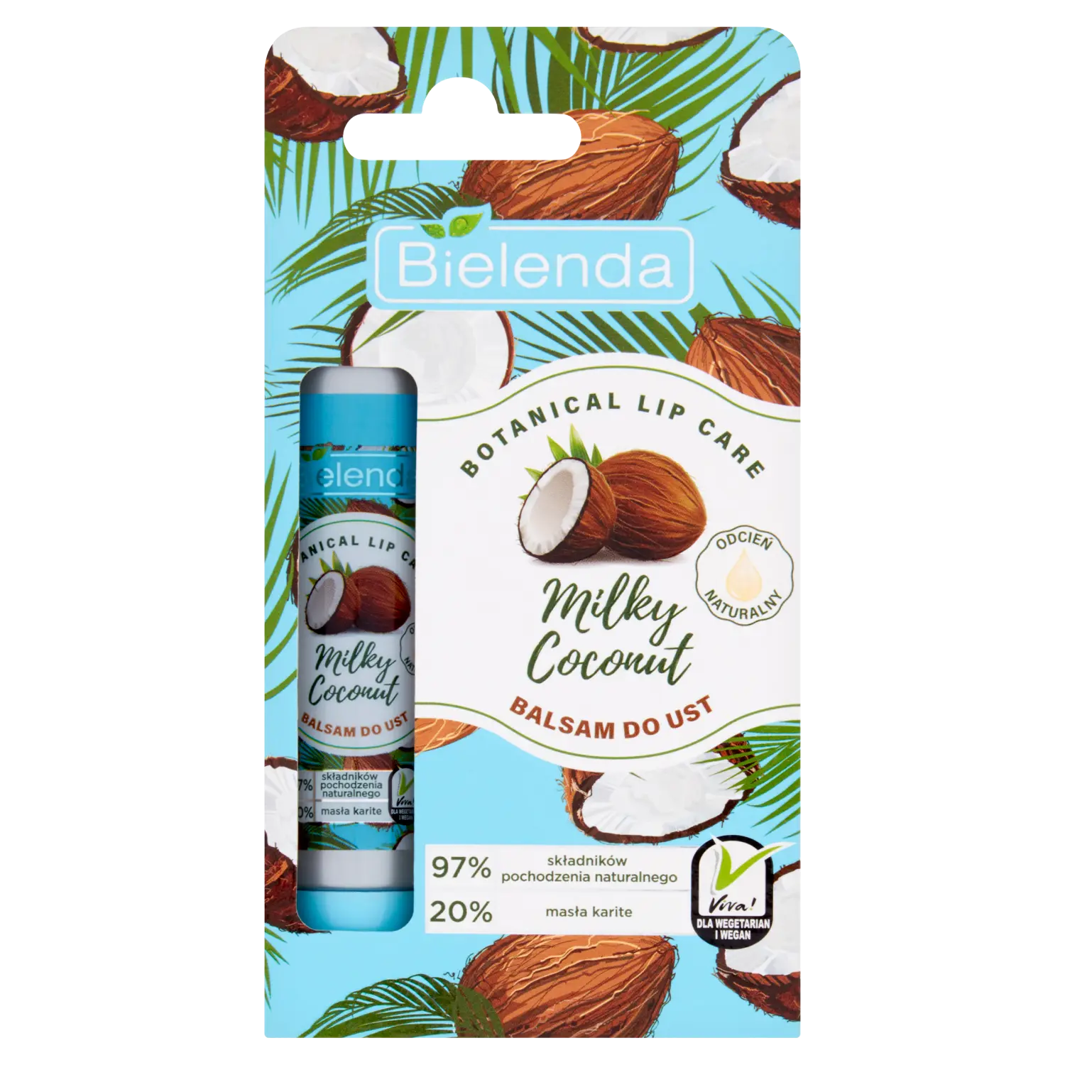 Bielenda Milky Coconut защитная помада для губ, 10 г
Bielenda Milky Coconut защитная помада для губ, 10 г