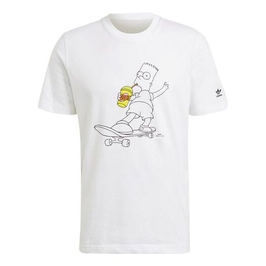 Футболка originals x the simpsons crossover мультяшный принт круглый вырез короткий рукав Adidas, белый
Футболка originals x the simpsons crossover мультяшный принт круглый вырез короткий рукав Adidas, белый