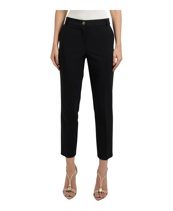 Черные классические брюки-чинос Fracomina, черный
Черные классические брюки-чинос Fracomina, черный