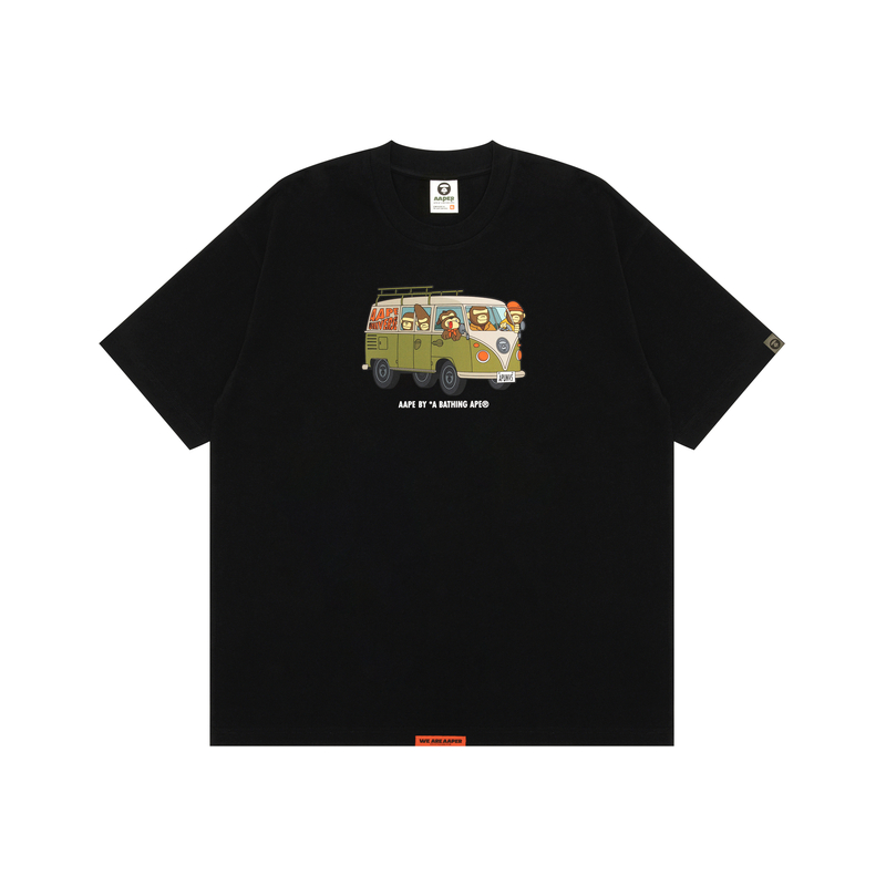 Футболка с принтом от A Bathing APE Aape, черный
Футболка с принтом от A Bathing APE Aape, черный