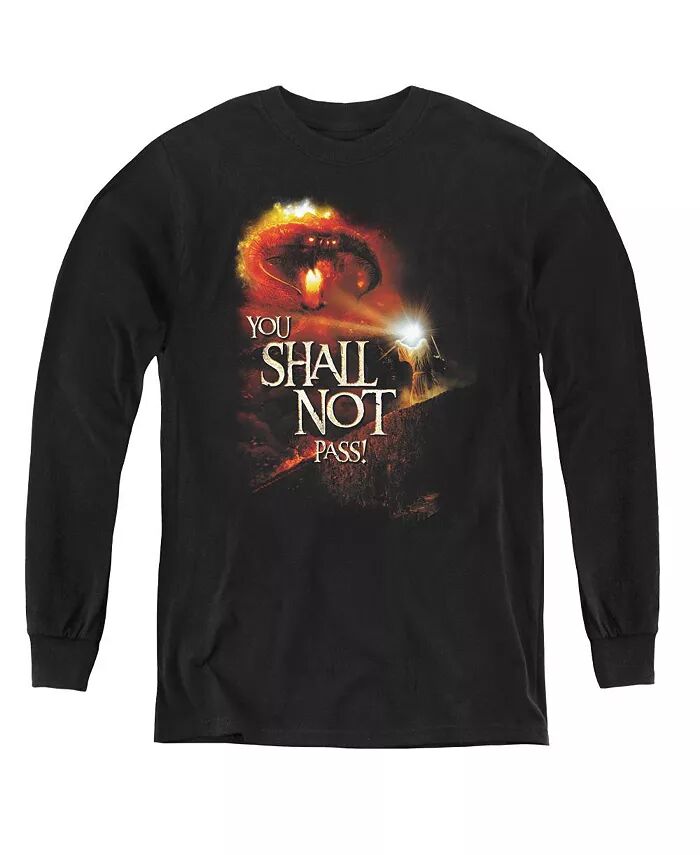 Мальчики Молодежь You Shall Not Pass Длинные рукава Толстовка Lord Of The Rings, черный
Мальчики Молодежь You Shall Not Pass Длинные рукава Толстовка Lord Of The Rings, черный