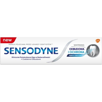 Зубная паста Sensodyerte и защита от отбеливания, 75 мл, Sensodyne
Зубная паста Sensodyerte и защита от отбеливания, 75 мл, Sensodyne