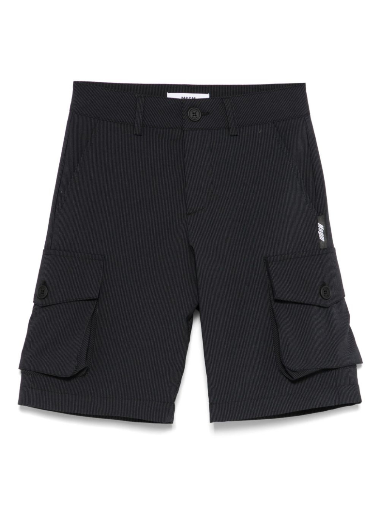 Детские шорты в тонкую полоску MSGM MSGM Kids, синий 
Детские шорты в тонкую полоску MSGM MSGM Kids, синий