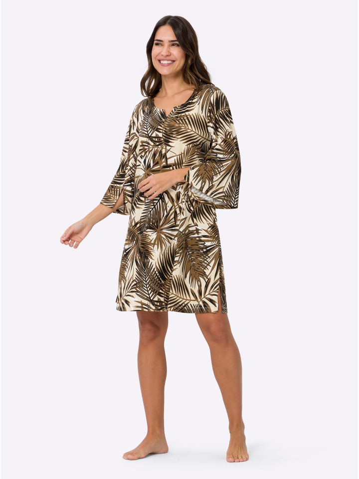 Летнее платье с песочно-коричневым принтом Sieh an!
Летнее платье с песочно-коричневым принтом Sieh an!