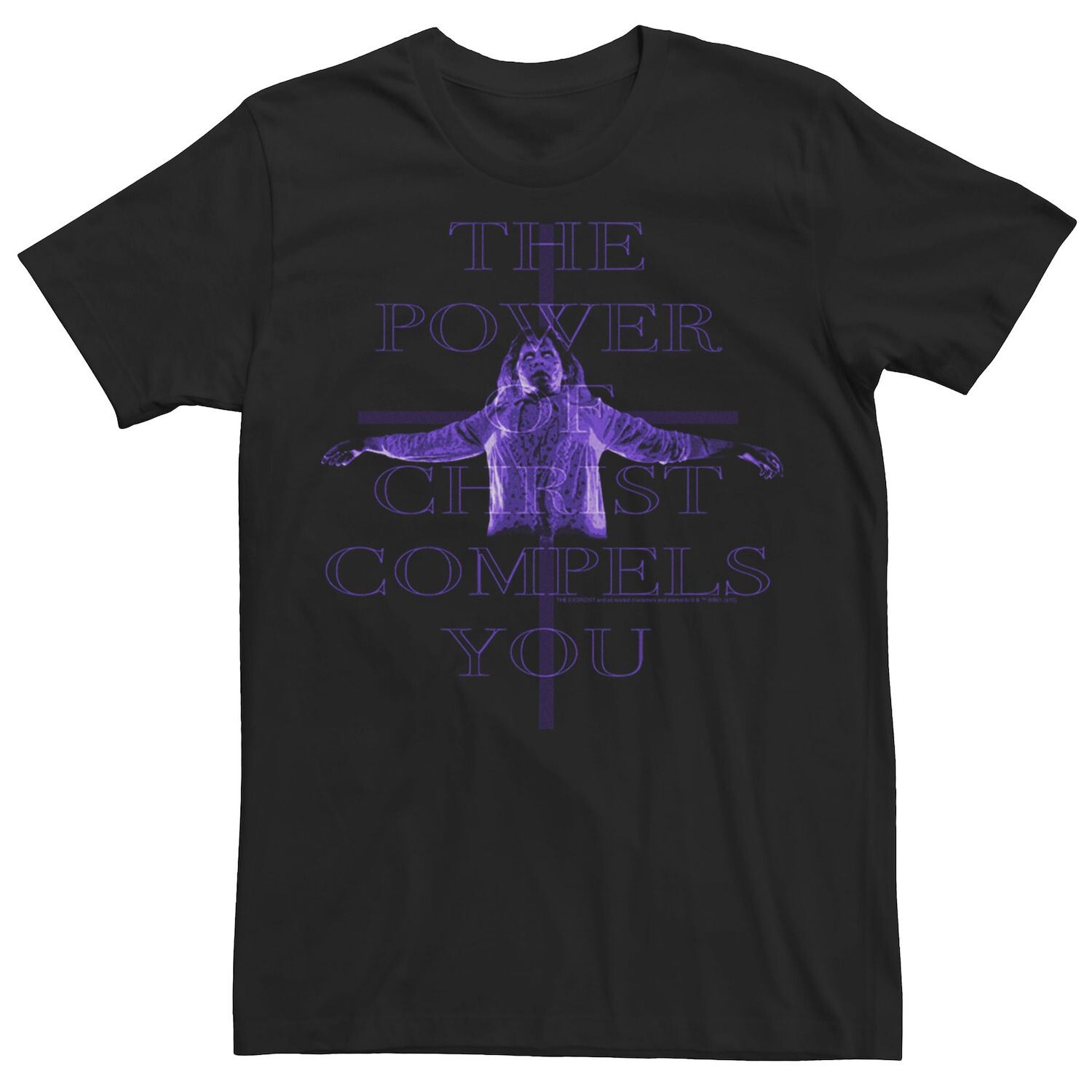 Мужская футболка The Exorcist The Power Of Christ Compels You Purple Hue Licensed Character
Мужская футболка The Exorcist The Power Of Christ Compels You Purple Hue Licensed Character