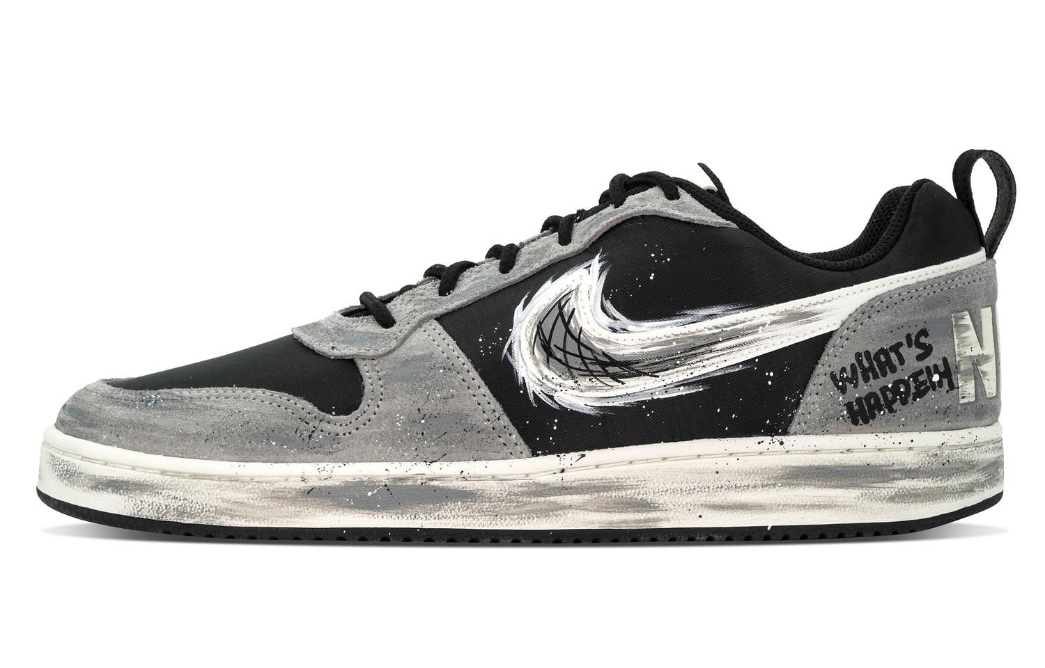 Nike Кроссовки для скейтбординга Court Borough DEER Starry Abrasion Resistant Low top мужские черно-бело-серые
Nike Кроссовки для скейтбординга Court Borough DEER Starry Abrasion Resistant Low top мужские черно-бело-серые