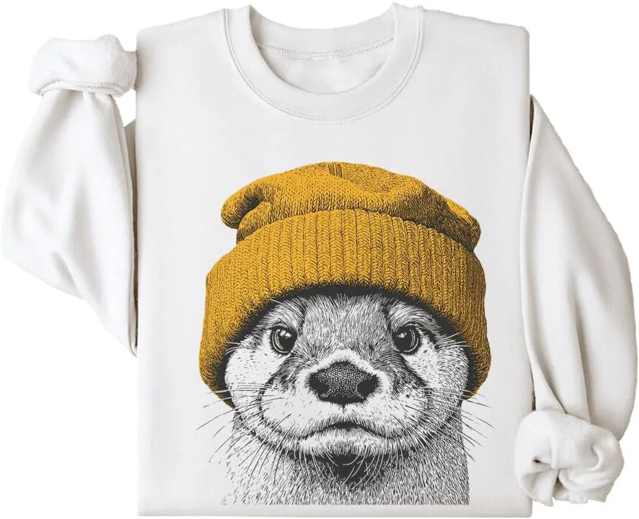 Толстовка с капюшоном Otter in Beanie с принтом милой выдры SIMJEW
Толстовка с капюшоном Otter in Beanie с принтом милой выдры SIMJEW