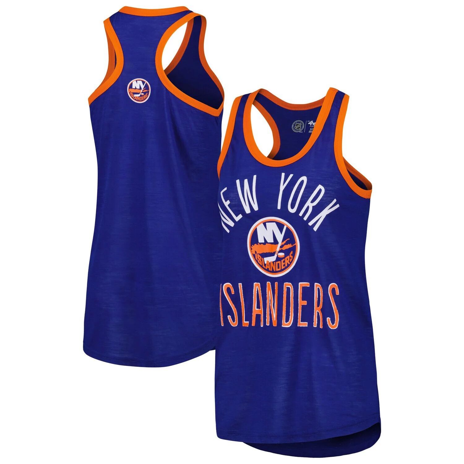 Женская майка G-III 4Her от Carl Banks Royal New York Islanders First Base Racerback с овальным вырезом G-III
Женская майка G-III 4Her от Carl Banks Royal New York Islanders First Base Racerback с овальным вырезом G-III