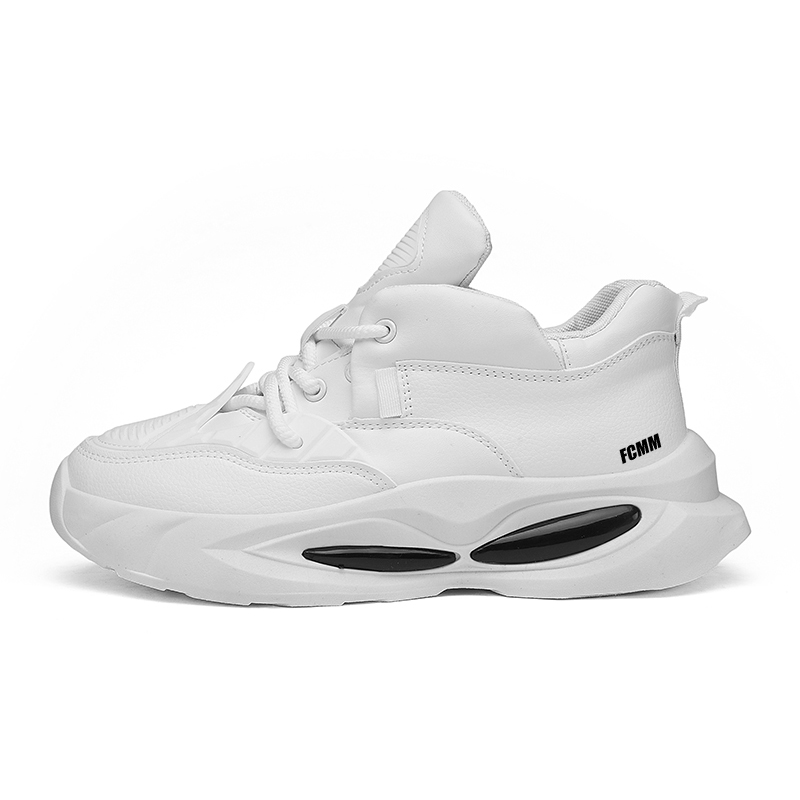 Низкие массивные кроссовки мужские FCMM, White 
Низкие массивные кроссовки мужские FCMM, White